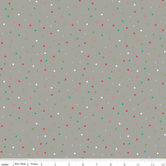 Winter Wonder Gray Dots Yardage by Heather Peterson for Riley Blake Designs