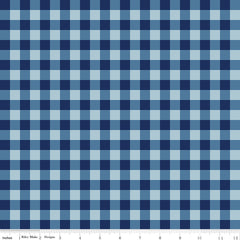 Simply Country Navy Gingham Yardage by Tasha Noel for Riley Blake Designs