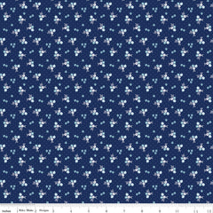 Simply Country Navy Floral Yardage by Tasha Noel for Riley Blake Designs