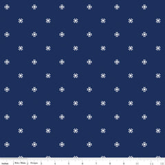 Simply Country Navy Quilt Stars Yardage by Tasha Noel for Riley Blake Designs