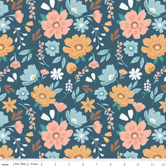 Live, Love, Glamp Denim Main Yardage by Dani Mogstad for Riley Blake Designs