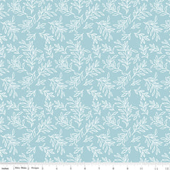 Live, Love, Glamp Mist Leaves Yardage by Dani Mogstad for Riley Blake Designs