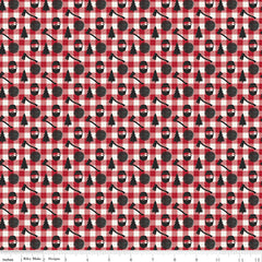 Woodsman Red Lumberjack Plaid Yardage by Lori Whitlock for Riley Blake Designs