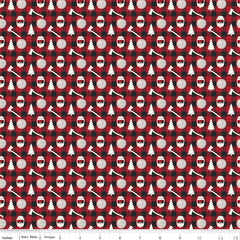 Woodsman Red Black Lumberjack Plaid Yardage by Lori Whitlock for Riley Blake Designs