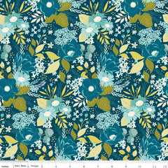 Feed My Soul Navy Main Yardage by Sandy Gervais for Riley Blake Designs