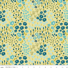 Feed My Soul Light Pear Flower Garden Yardage by Sandy Gervais for Riley Blake Designs
