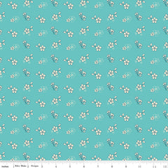 Feed My Soul Sky Tossed Floral Yardage by Sandy Gervais for Riley Blake Designs