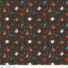 Little Witch Espresso Pumpkin Patch Yardage by Jennifer Long for Riley Blake Designs