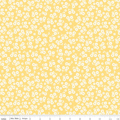 Picnic Florals Yellow Ditsy Yardage by My Mind's Eye for Riley Blake Designs