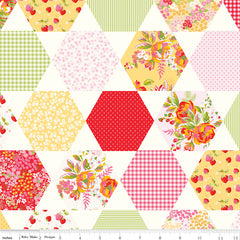 Picnic Florals Multi Cheater Print Yardage by My Mind's Eye for Riley Blake Designs