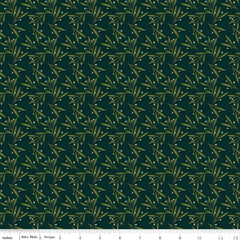 Christmas Is In Town Forest Mistletoe Yardage by Sandy Gervais for Riley Blake Designs