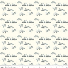 Christmas Is In Town Cream Snowballs Yardage by Sandy Gervais for Riley Blake Designs