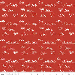 Christmas Is In Town Red Snowballs Yardage by Sandy Gervais for Riley Blake Designs