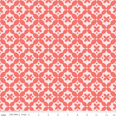 Clover Farm Pink Kitchen Tiles Yardage by Gracey Larson for Riley Blake Designs