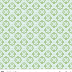 Clover Farm Pistachio Kitchen Tiles Yardage by Gracey Larson for Riley Blake Designs