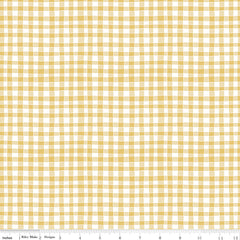 Clover Farm Yellow Gingham Yardage by Gracey Larson for Riley Blake Designs