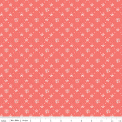 Clover Farm Tea Rose Wallpaper Yardage by Gracey Larson for Riley Blake Designs