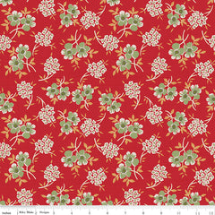 Home Town Holiday School Floral Yardage by Lori Holt for Riley Blake Designs