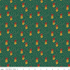 A Pear-fect Christmas Green Pear Tree Yardage by Cayla Naylor for Riley Blake Designs