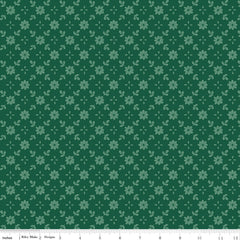 A Pear-fect Christmas Green True Love Yardage by Cayla Naylor for Riley Blake Designs