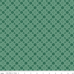 A Pear-fect Christmas Mint True Love Yardage by Cayla Naylor for Riley Blake Designs