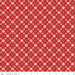 A Pear-fect Christmas Red True Love Yardage by Cayla Naylor for Riley Blake Designs