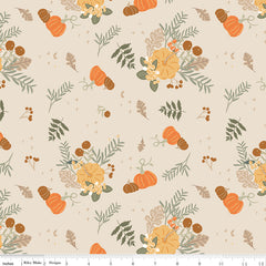 Pumpkin Spice Ivory Main Yardage by Simple Simon & Co. for Riley Blake Designs