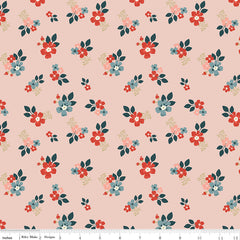 Vintage Charm Blush Floral Yardage by Dani Mogstad for Riley Blake Designs