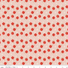 Vintage Charm Blush Apples Yardage by Dani Mogstad for Riley Blake Designs