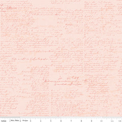 Between The Pages Ballerina Manuscript Yardage by Fran Gulick for Riley Blake Designs