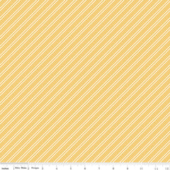 Between The Pages Honey Stripes Yardage by Fran Gulick for Riley Blake Designs