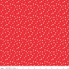 Sweetheart Red Heart Toss Yardage by My Mind's Eye for Riley Blake Designs