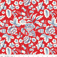 Freedom Garden Red Main Yardage by My Mind's Eye for Riley Blake Designs