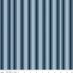 Freedom Garden Sky Stripes Yardage by My Mind's Eye for Riley Blake Designs