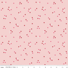 Berry Market Baby Pink Flowers Yardage by Beverly McCullough for Riley Blake Designs