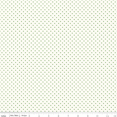 Le Creme Clover Swiss Dot Yardage by Riley Blake Designs