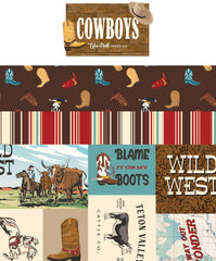 Cowboys Fat Quarter Bundle by Echo Park Paper Co. for Riley Blake Designs