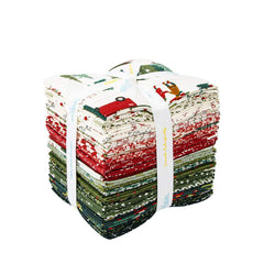 Christmas Is In Town Fat Quarter Bundle by Sandy Gervais for Riley Blake Designs