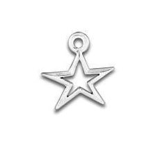 Hollow Star Zipper Pull or Sewing Charm