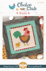 Chicken Club #5 Hank Cross Stitch Pattern by Its Sew Emma