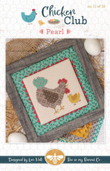 Chicken Club #11 Pearl Cross Stitch Pattern by Its Sew Emma