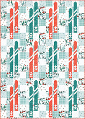 Skis Quilt Pattern by Frannie B Quilting Co.