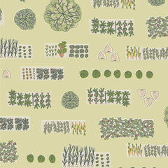 Potager Bird's Eye View Yardage by Sharon Holland for Art Gallery Fabrics