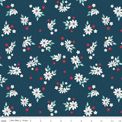 Sweet Freedom Oxford Summer Flowers Yardage by Beverly McCullough for Riley Blake Designs