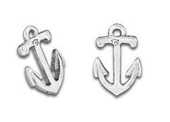 Anchor Zipper Pull or Sewing Charm