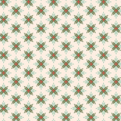 Prairie Christmas Natural A New Star Tree Yardage by Amanda Grace for Poppie Cotton Fabrics