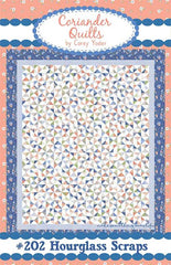 Hourglass Scraps Quilt Pattern by Coriander Quilts
