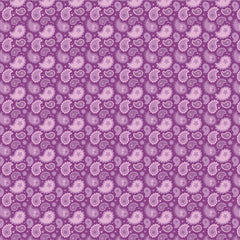 Calico Cowgirls Purple Paisley & Poppy Yardage by Lori Woods for Poppie Cotton Fabrics