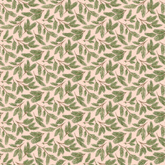 Prairie Christmas Natural Pine Boughs Tree Yardage by Amanda Grace for Poppie Cotton Fabrics