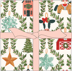 Prairie Christmas 5" Precuts by Amanda Grace for Poppie Cotton Fabrics